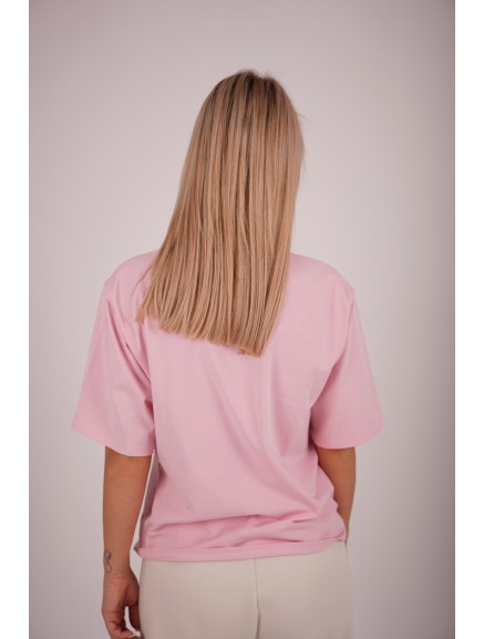 T-shirt Oversize Long and Pink