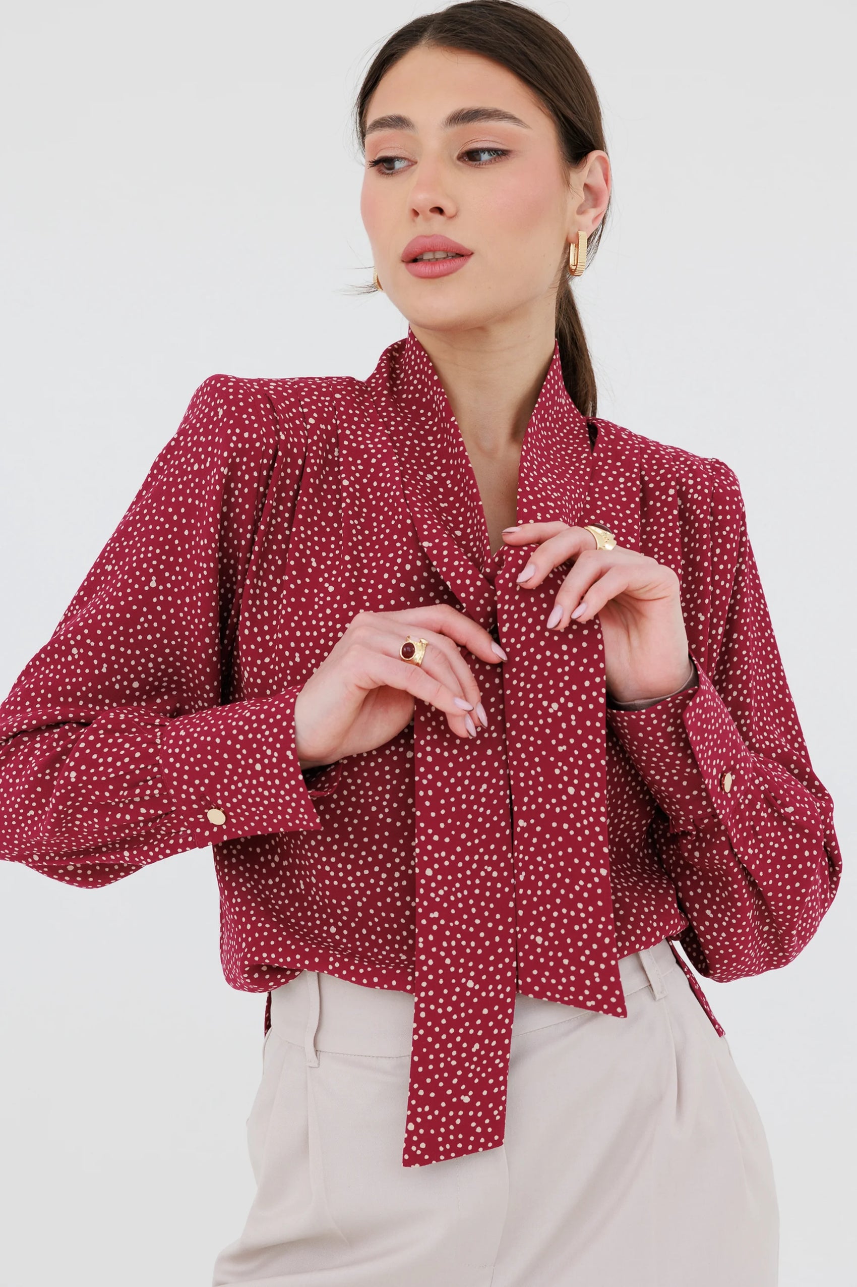 Koszula Verona Burgundy