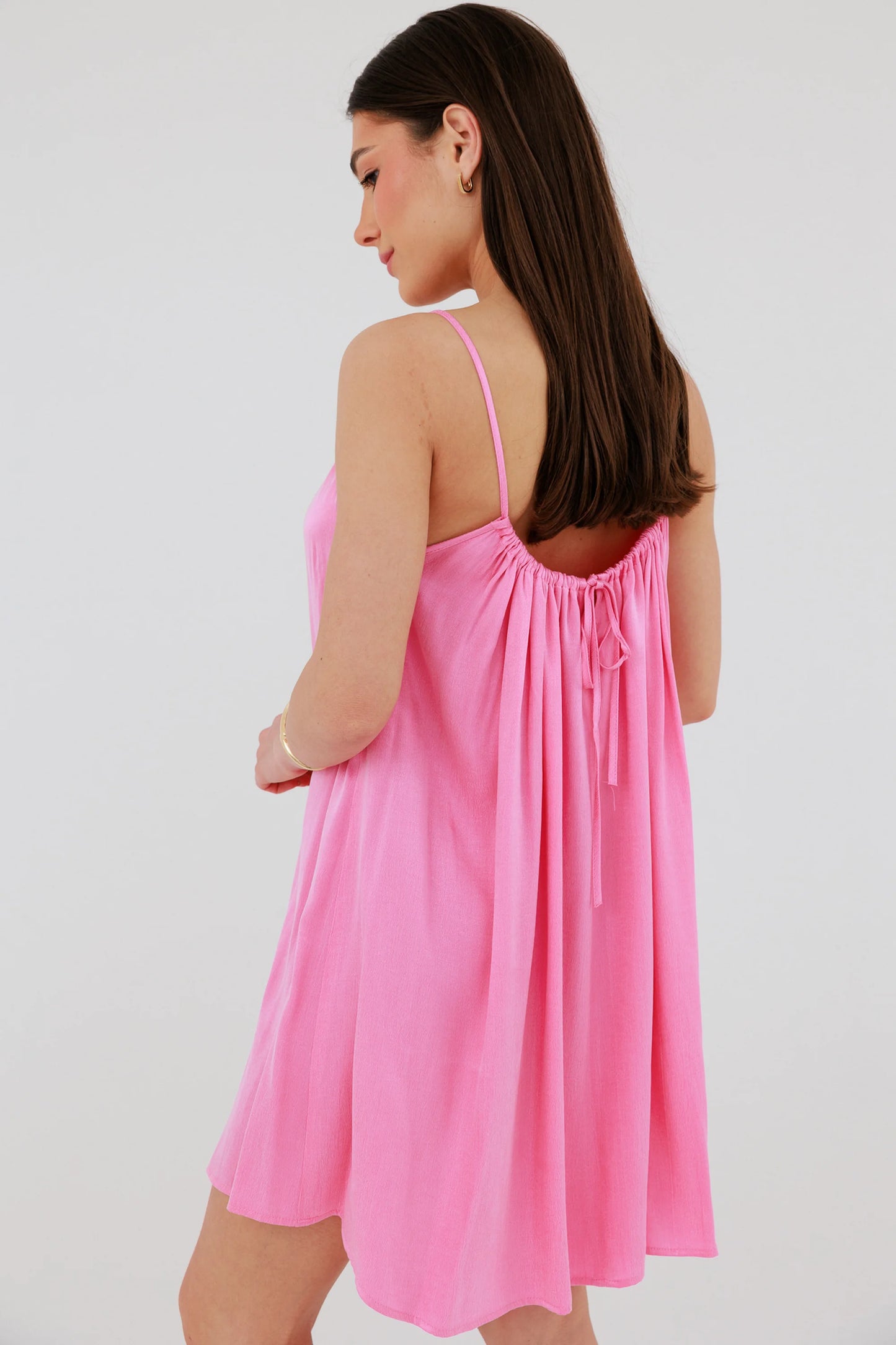 Sukienka Capri Pink z różą